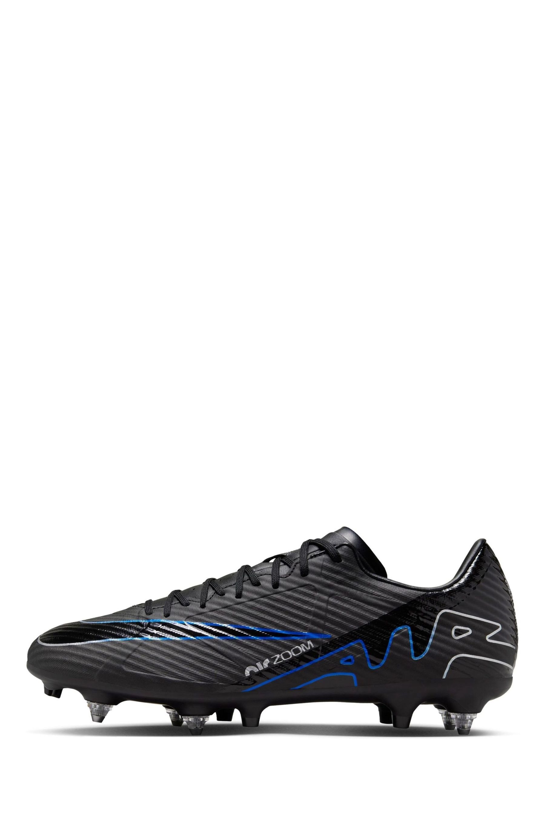 Buy Nike Black Zoom Mercurial Vapor 15 Academy Soft Ground Football Boots from Next Luxembourg