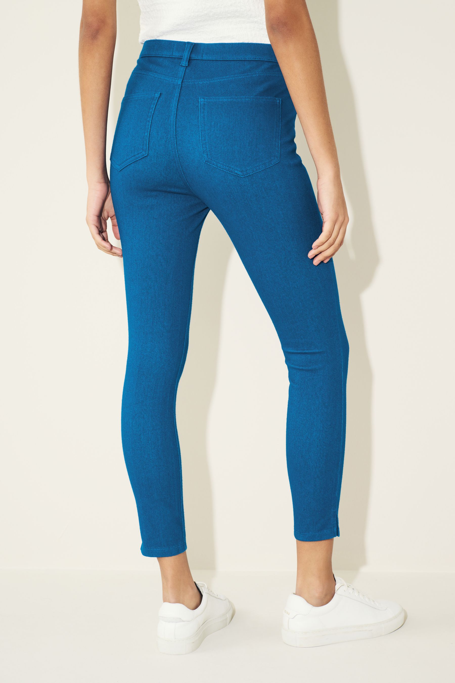 Denim jersey leggings store