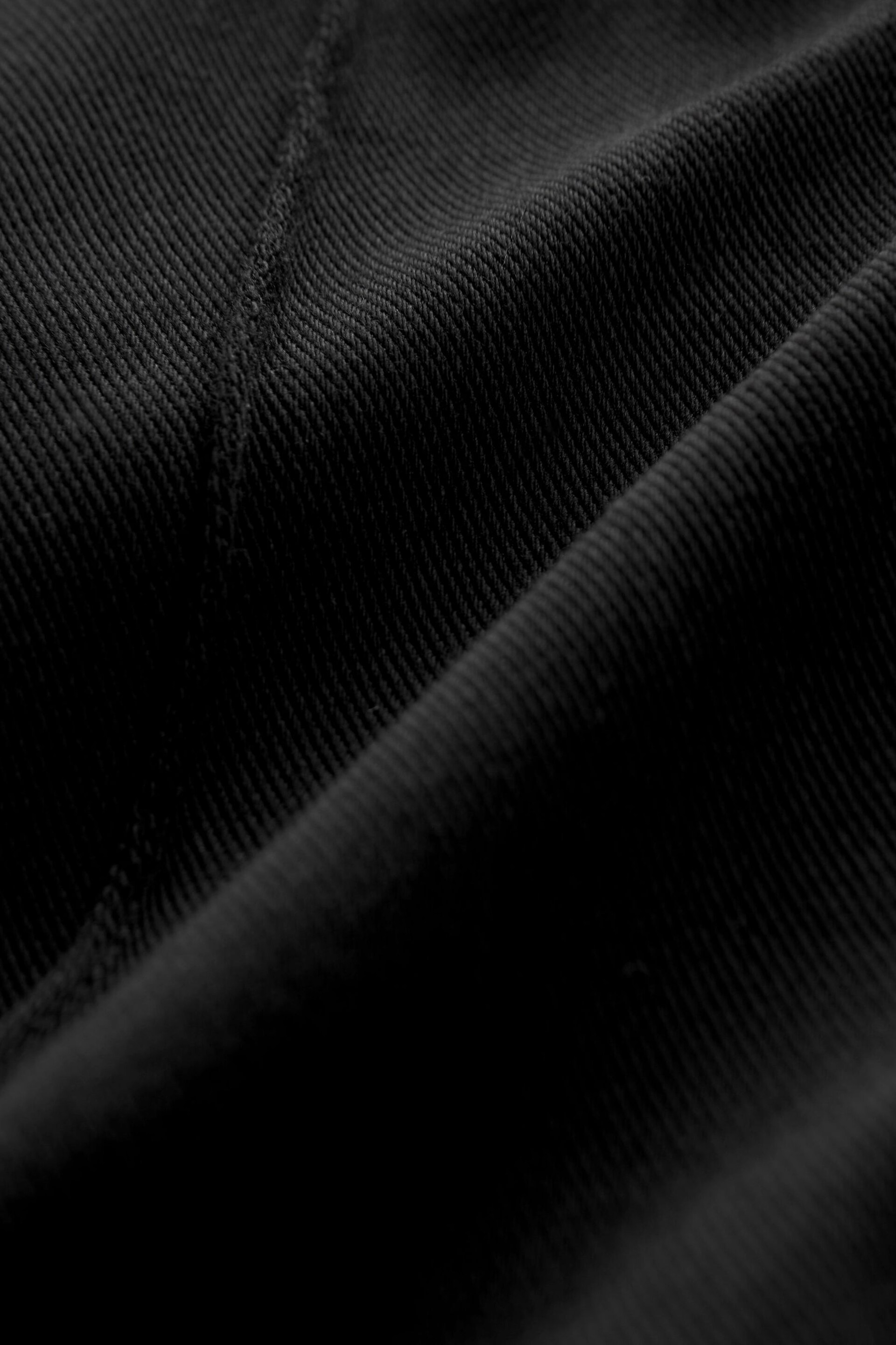 Black Jersey Seam Front Tapered Trousers - Image 6 of 6