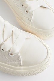 White Bridesmaid Occasion Tulle Trainers - Image 8 of 8