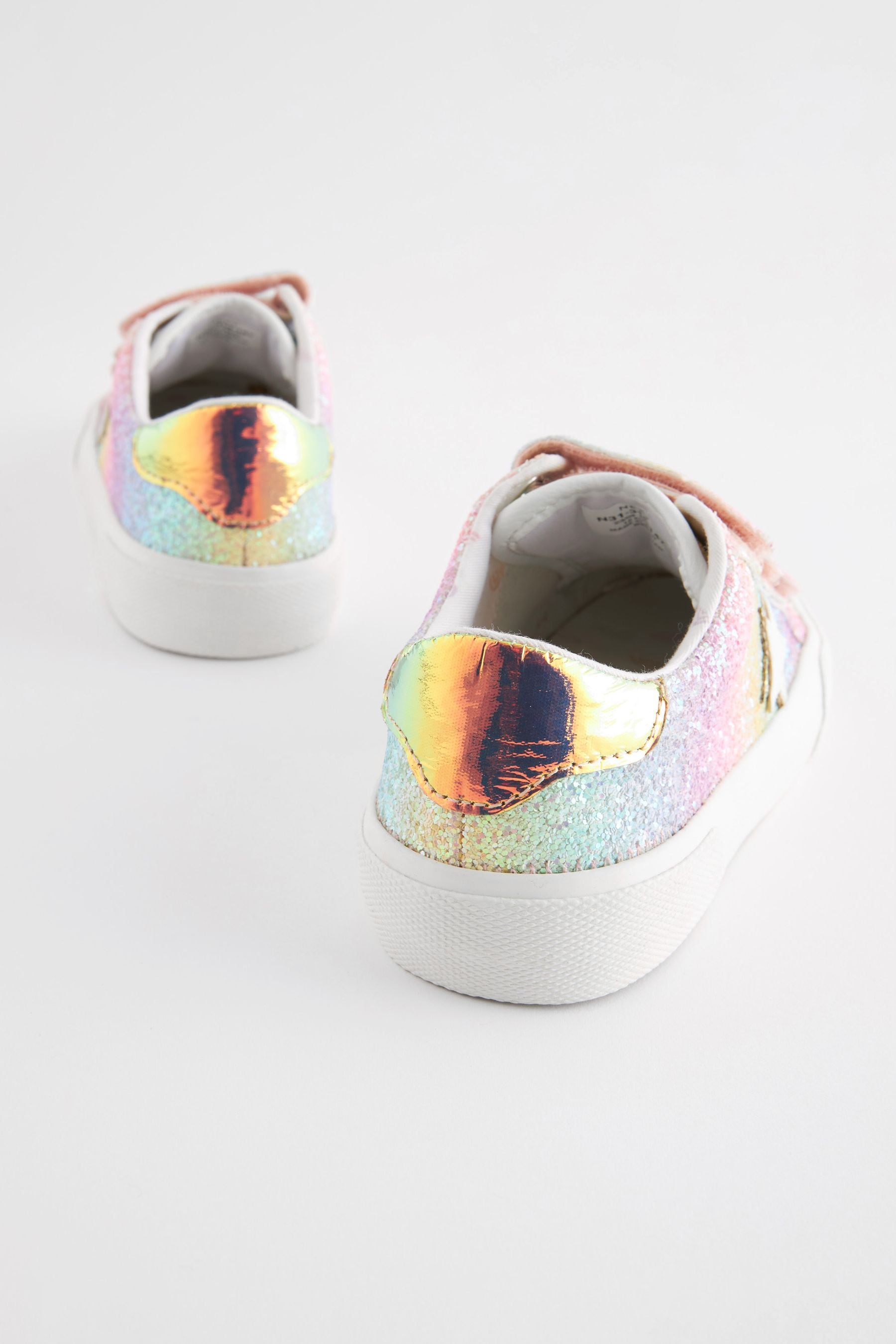 Rainbow glitter sneakers on sale