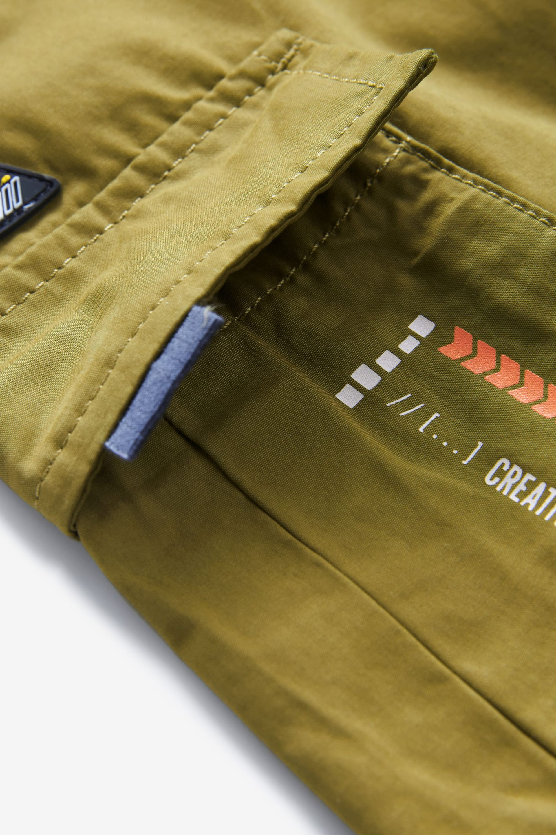 Olive Green Cargo Trousers (3-16yrs) - Image 3 of 3