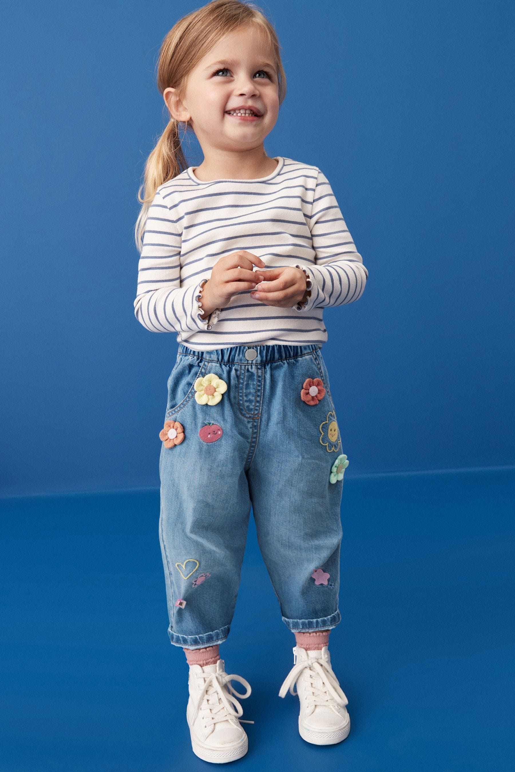 Cotton jeans girl store