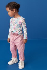 Pink Mom Jeans (3mths-7yrs) - Image 1 of 6