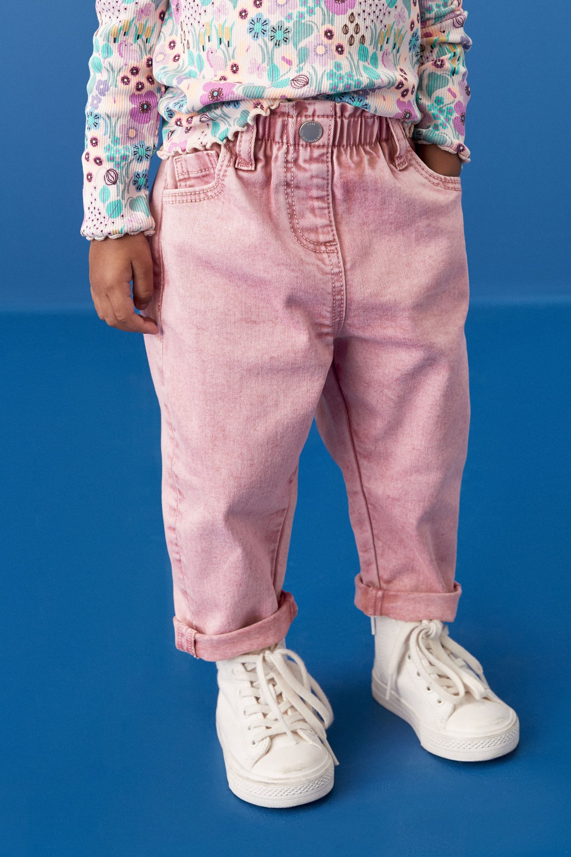 Pink Mom Jeans (3mths-7yrs) - Image 3 of 6