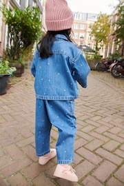Mid Blue Denim Shirt And Trousers Set (3mths-7yrs) - Image 3 of 7