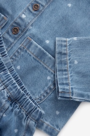 Mid Blue Denim Shirt And Trousers Set (3mths-7yrs) - Image 7 of 7