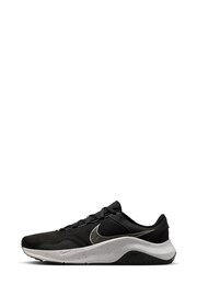 Nike Black/Grey Legend Essential 3 Gym Trainers - Image 2 of 11