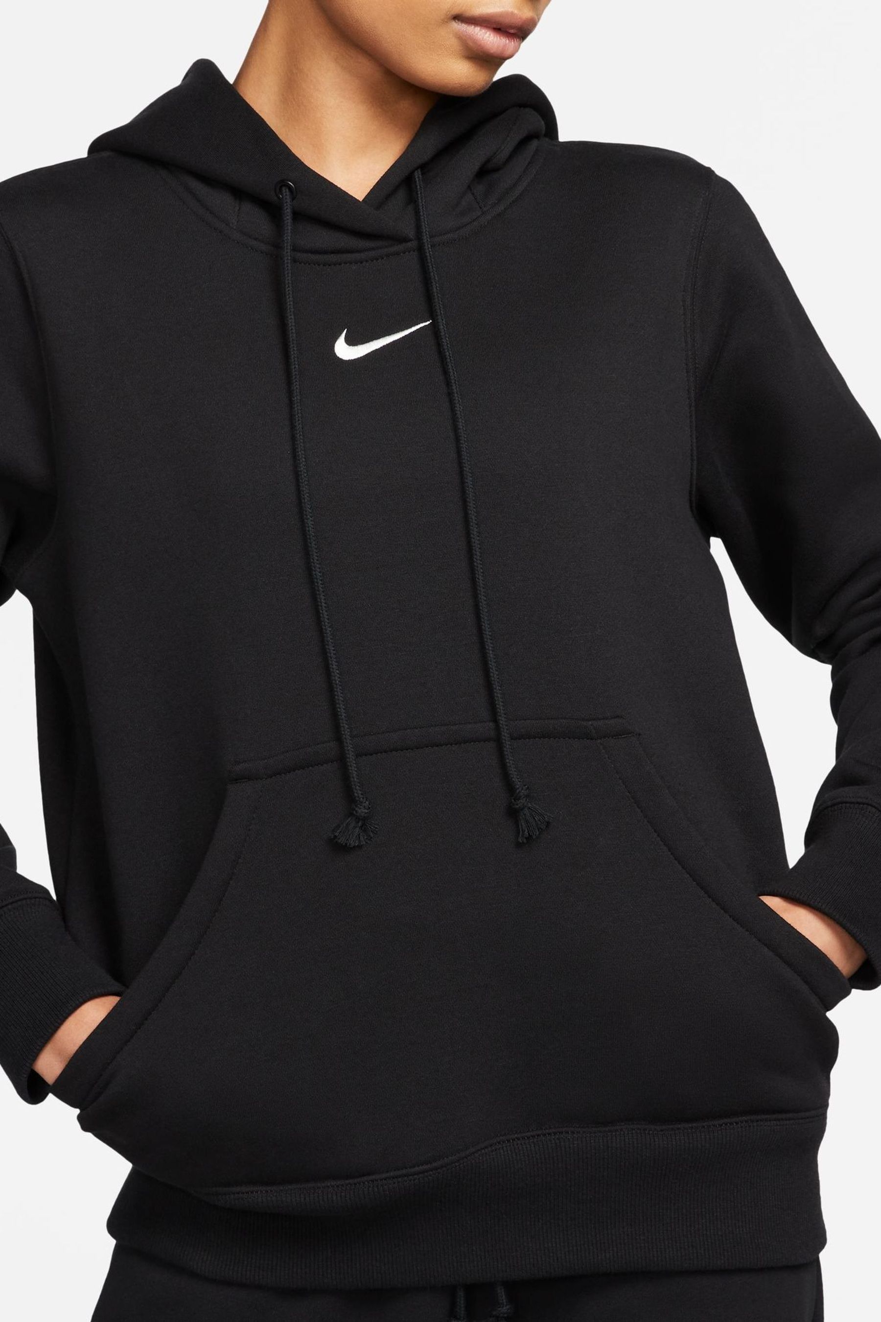 Buy Nike Black Sportswear Phoenix Fleece Pullover Hoodie from the Next UK online shop