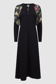 Florere Print Sleeve Midi Dress - Image 2 of 5