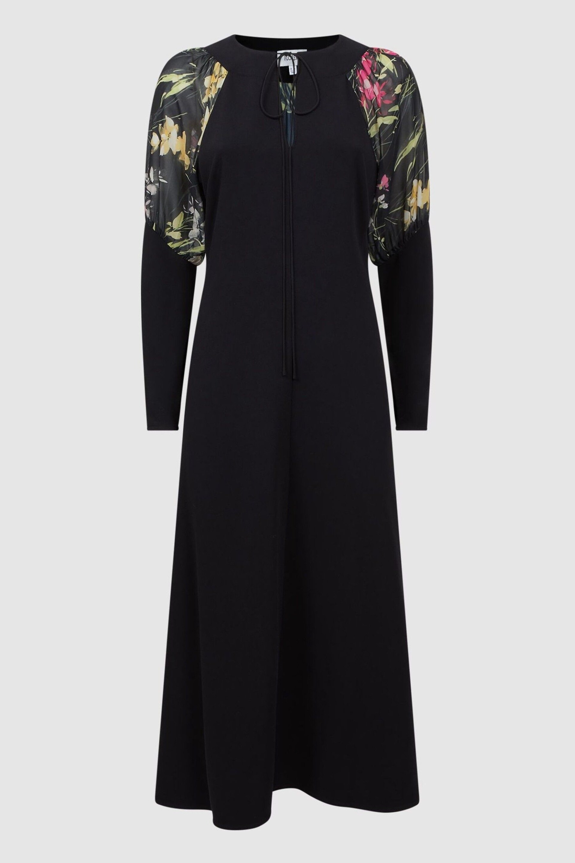 Florere Print Sleeve Midi Dress - Image 2 of 5