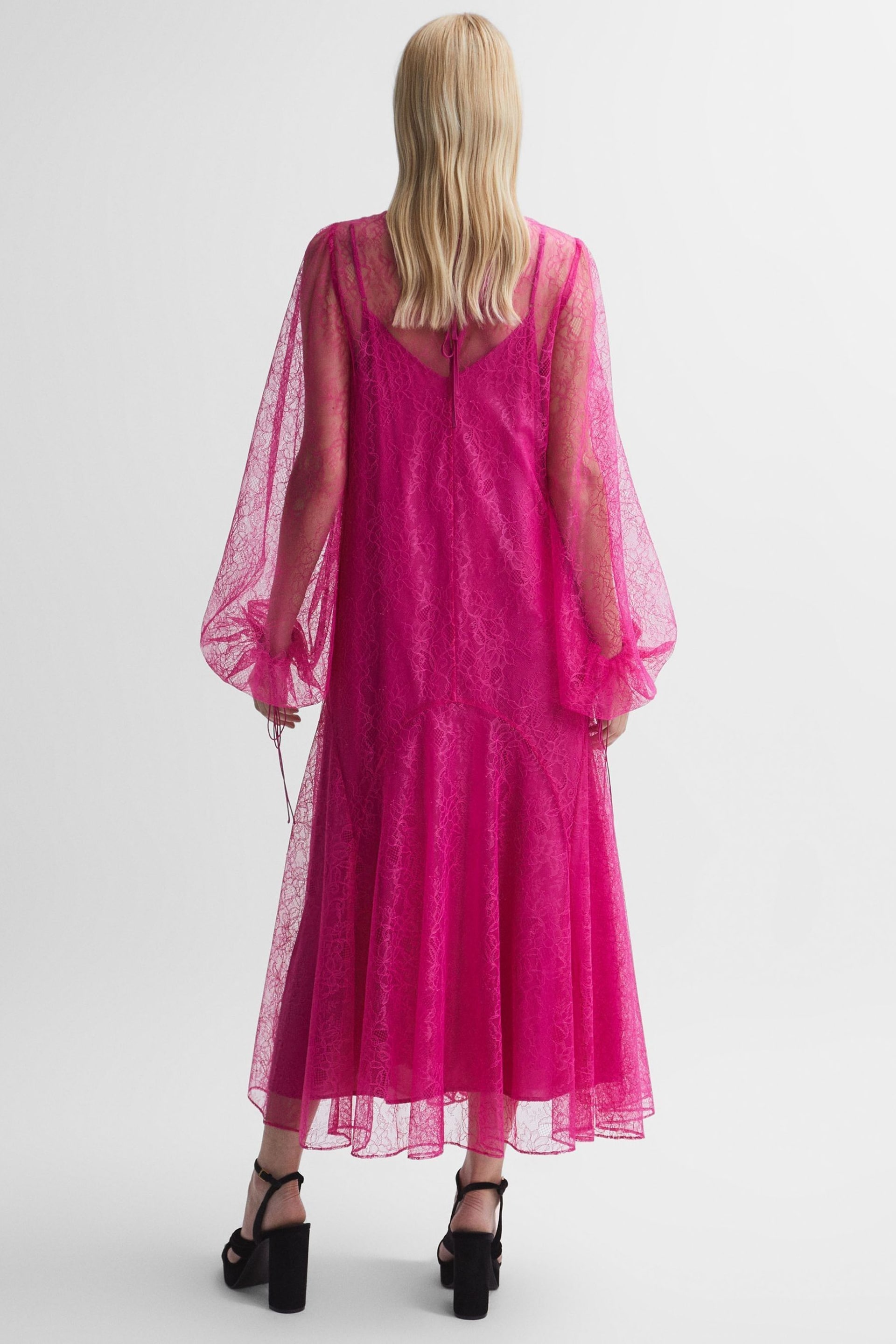 Florere Lace Midi Dress - Image 4 of 6