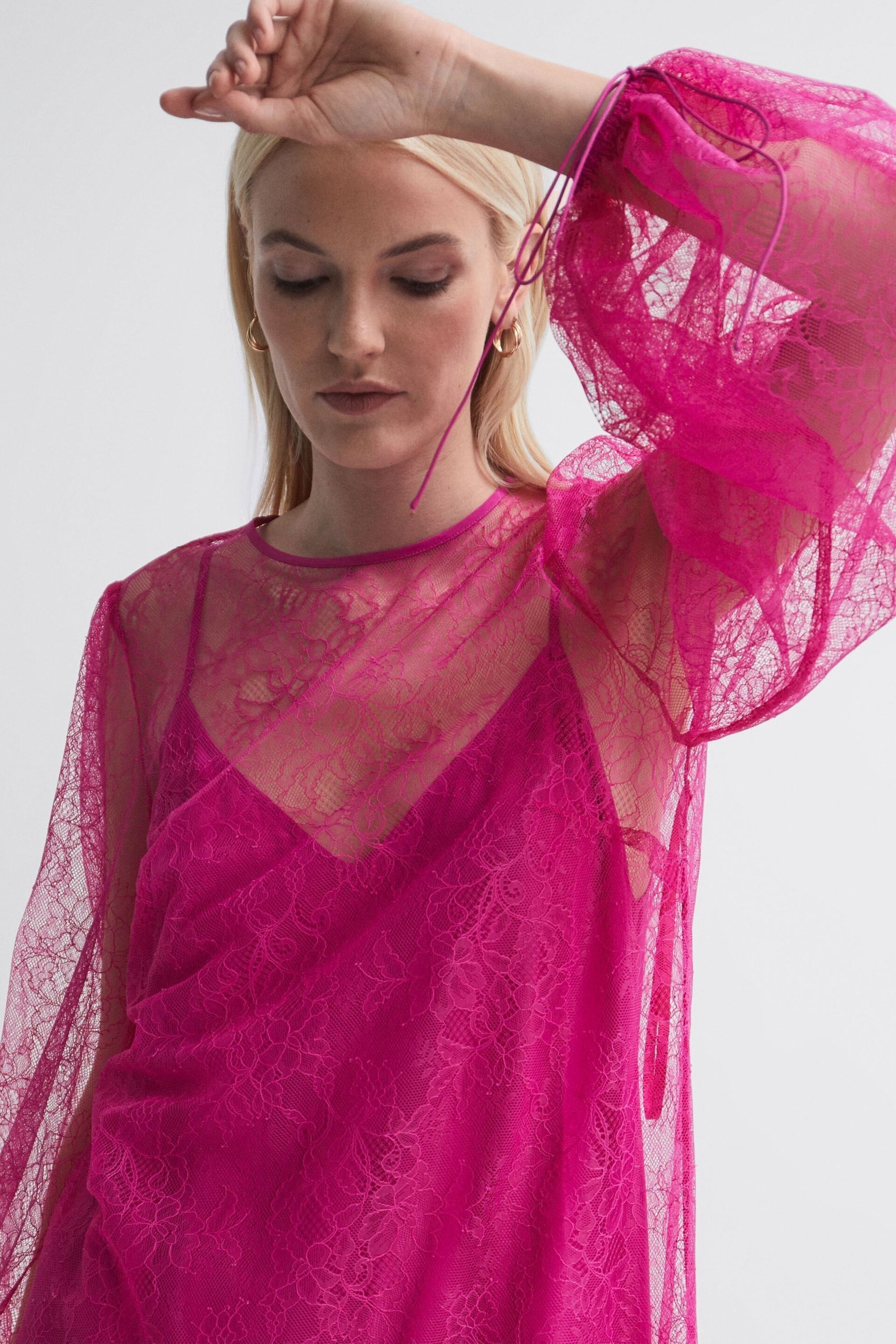 Florere Lace Midi Dress - Image 5 of 6
