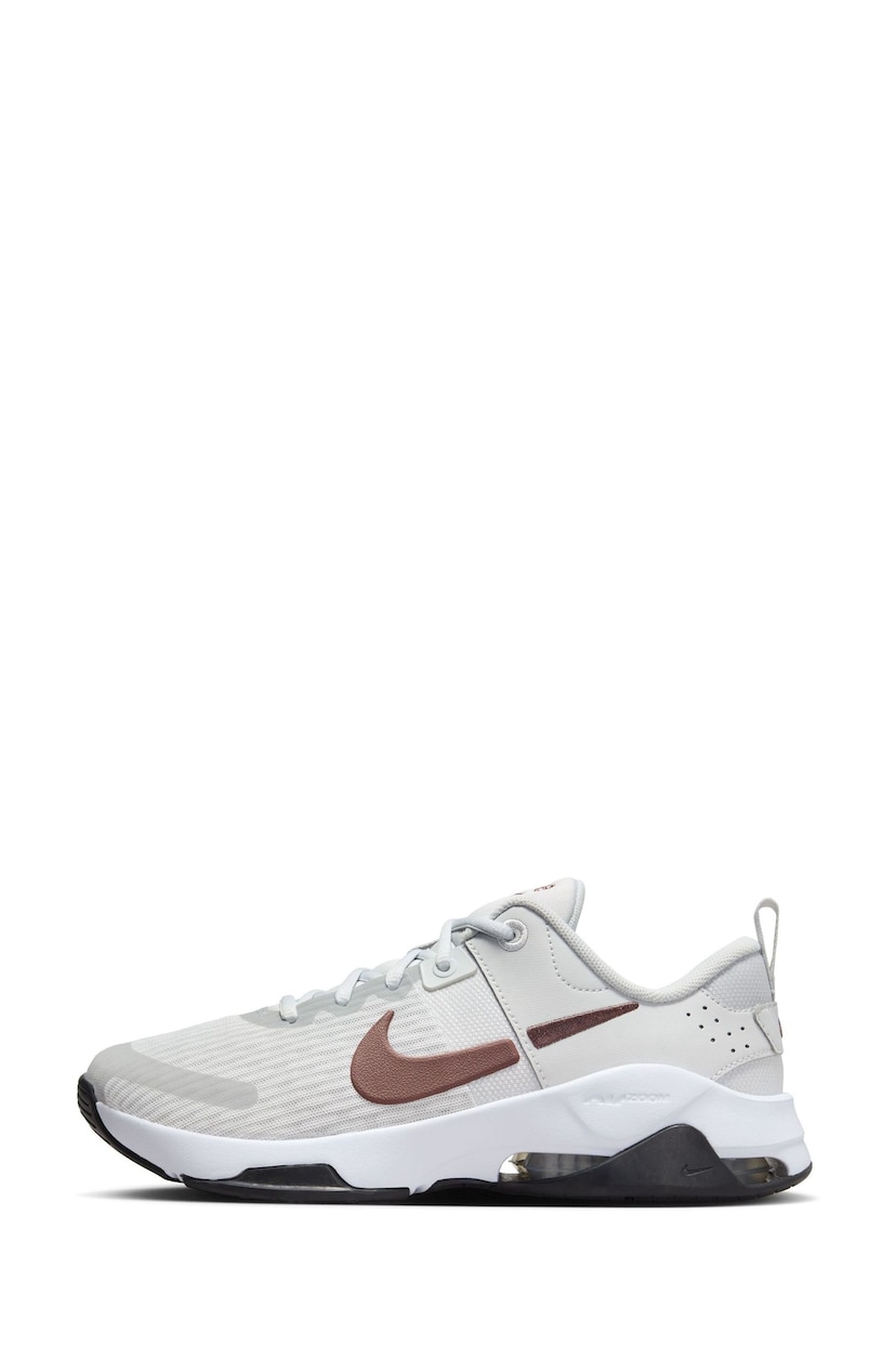 Nike Light Grey Zoom Bella 6 Gym Trainers - Image 8 of 11