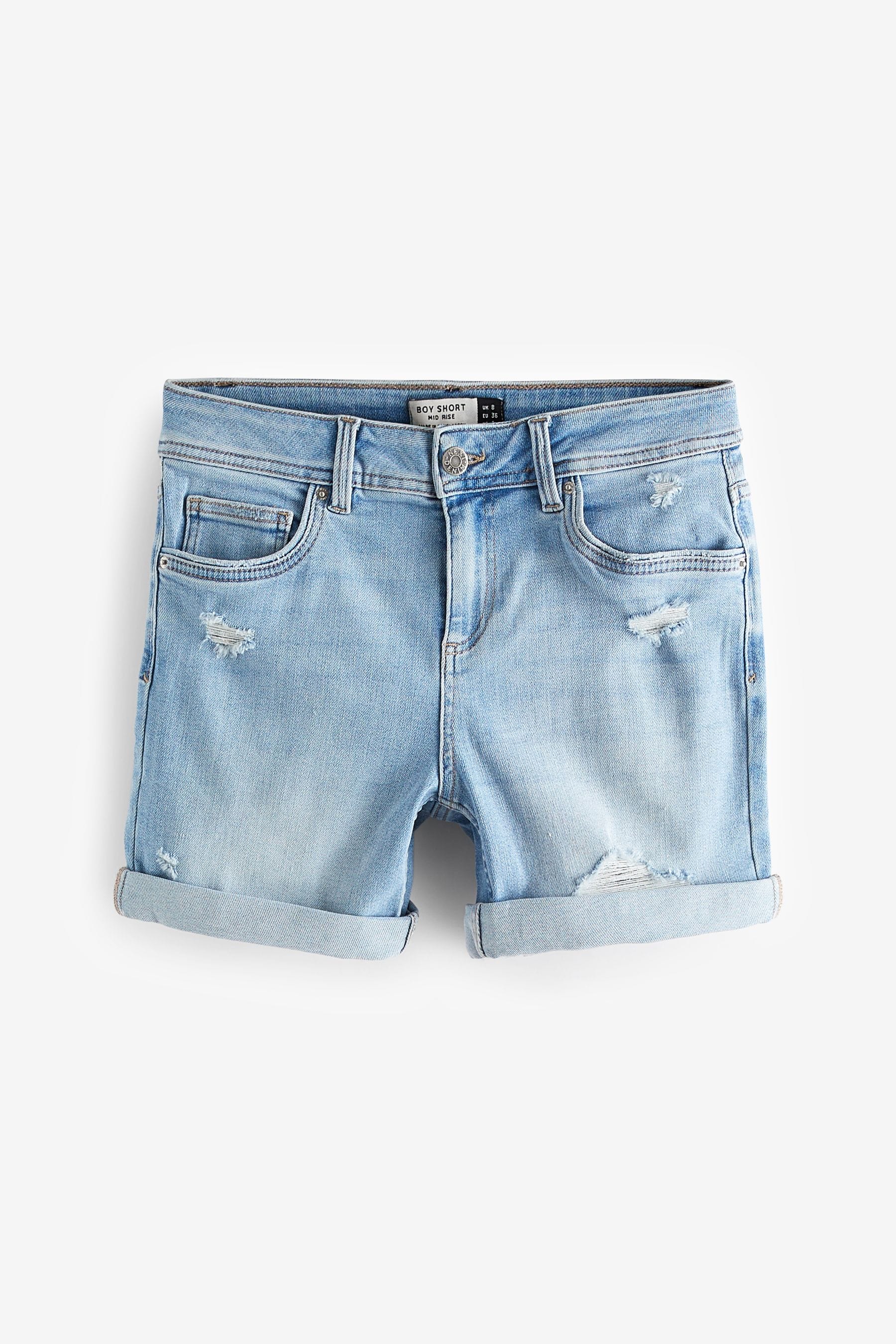 Bleached jean shorts hotsell