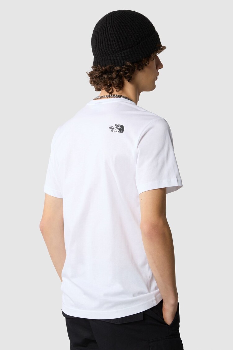 The North Face White Mens Never Stop Exploring Short Sleeve T-Shirt - Image 2 of 3