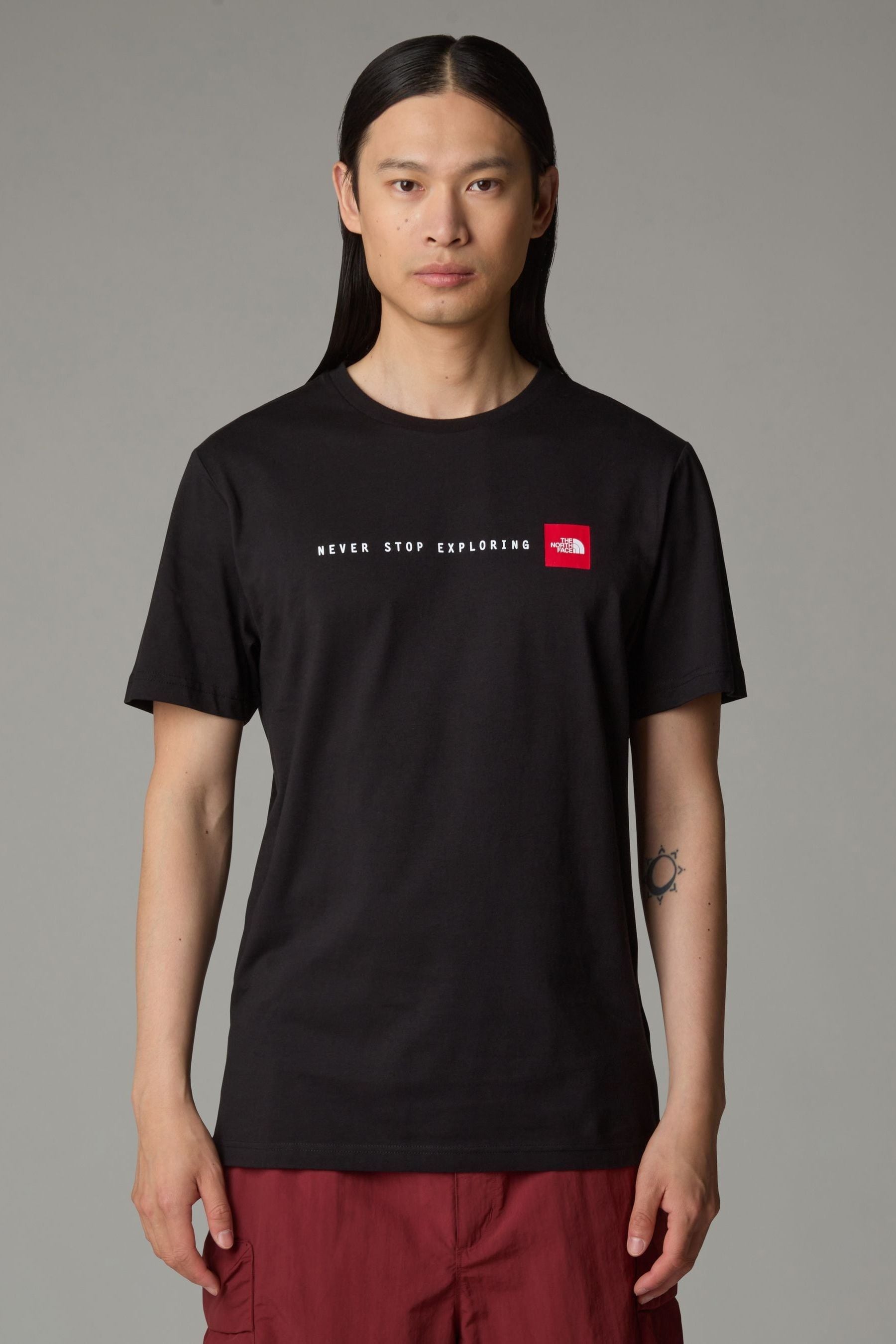 North face cotton t shirt on sale