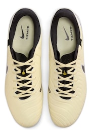 Nike Volt/Black Tiempo Legend 10 Academy Multi Ground Football Boots - Image 8 of 11