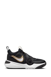 Nike Black/White Team Hustle D 11 Youth Basketball Trainers - Image 1 of 12
