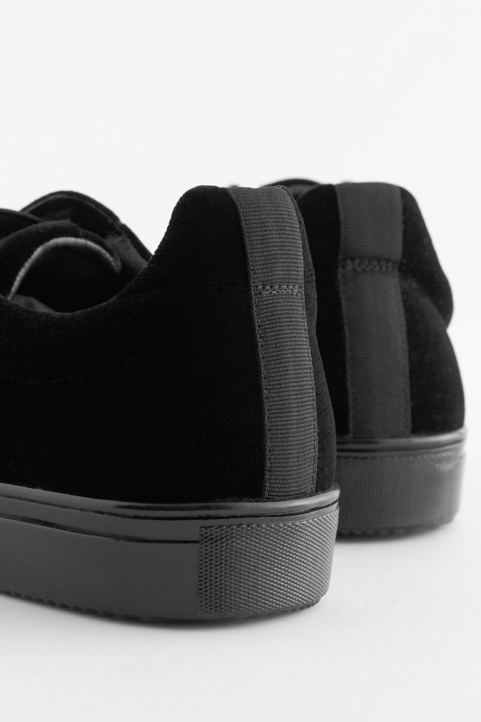 Black EDIT Elastic Trainers - Image 3 of 7