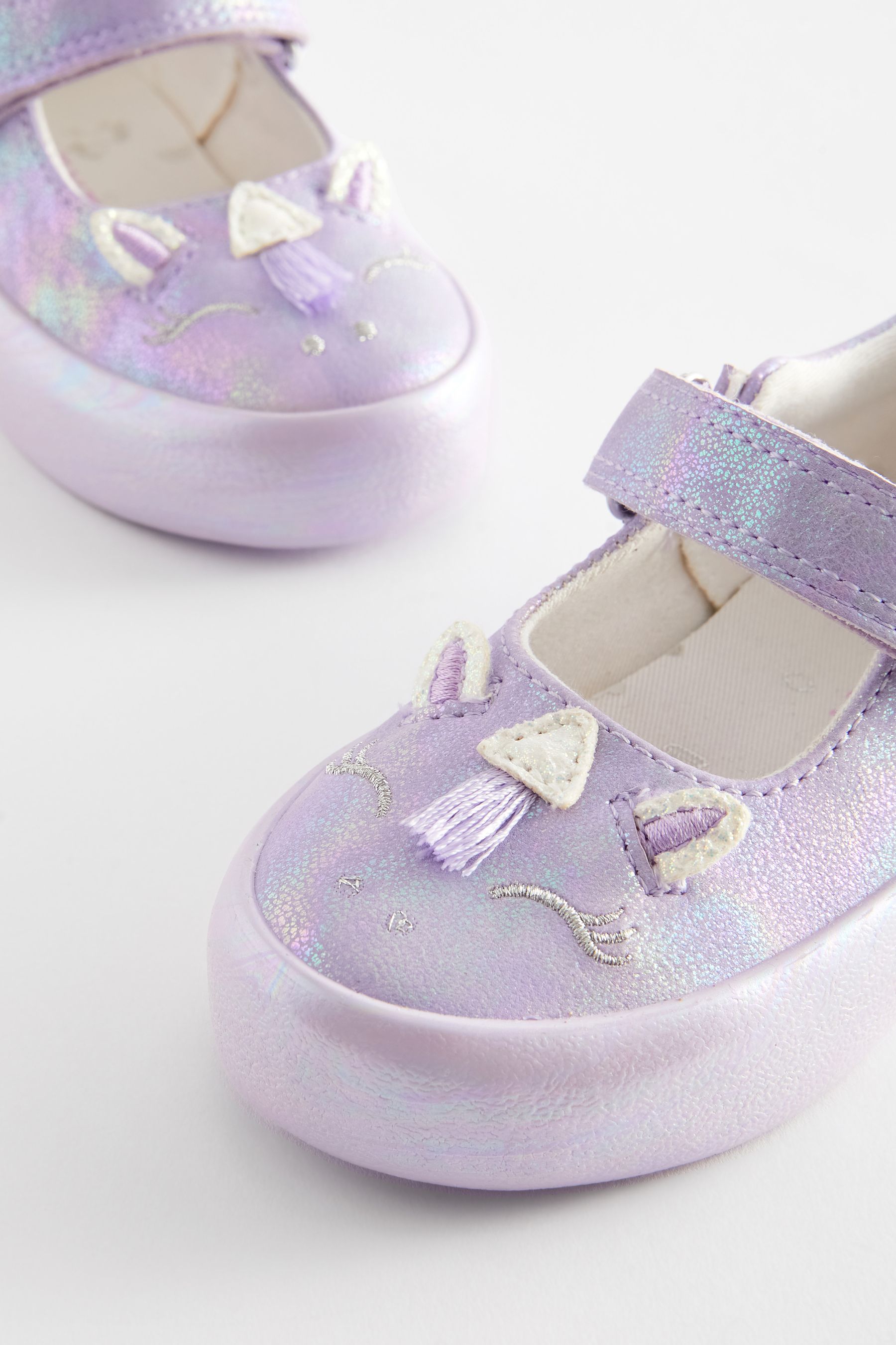Buy Purple Unicorn Mary Jane Shoes from the Next UK online shop