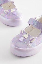 Purple Unicorn Mary Jane Shoes - Image 3 of 5