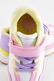 White/Pink/Yellow Elastic Lace Chunky Trainers - Image 5 of 7