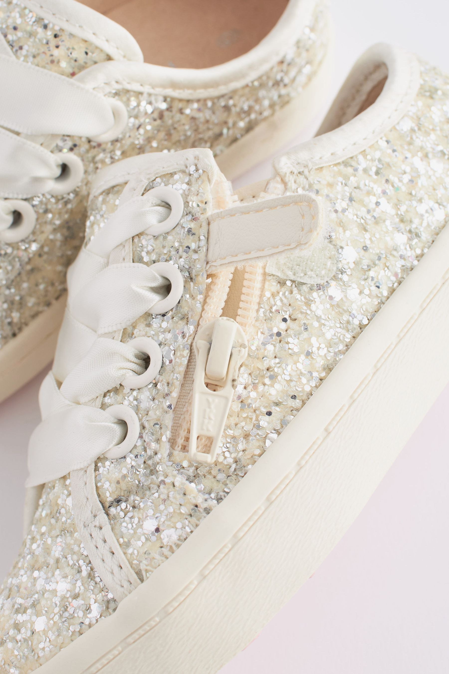 White bling trainers cheap