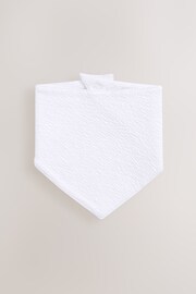 White/Neutral Baby Dribble Bibs 3 Pack - Image 2 of 5