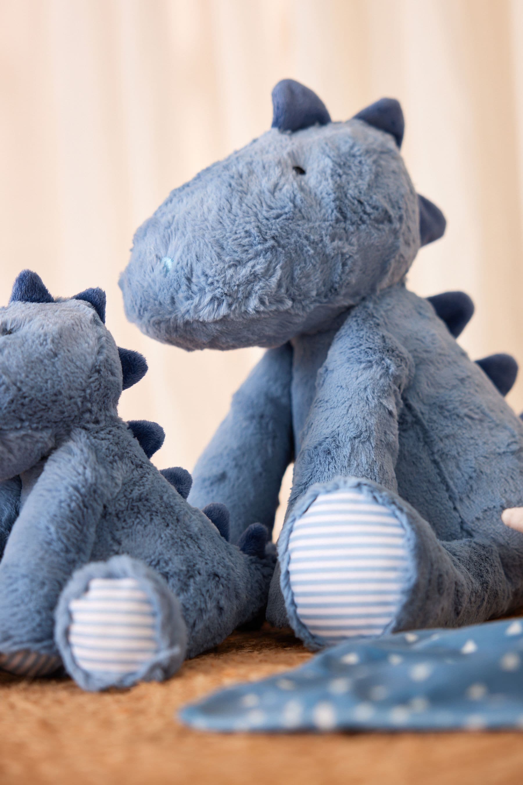 Buy Navy Blue Dino Soft Plush Toy from the Next UK online shop