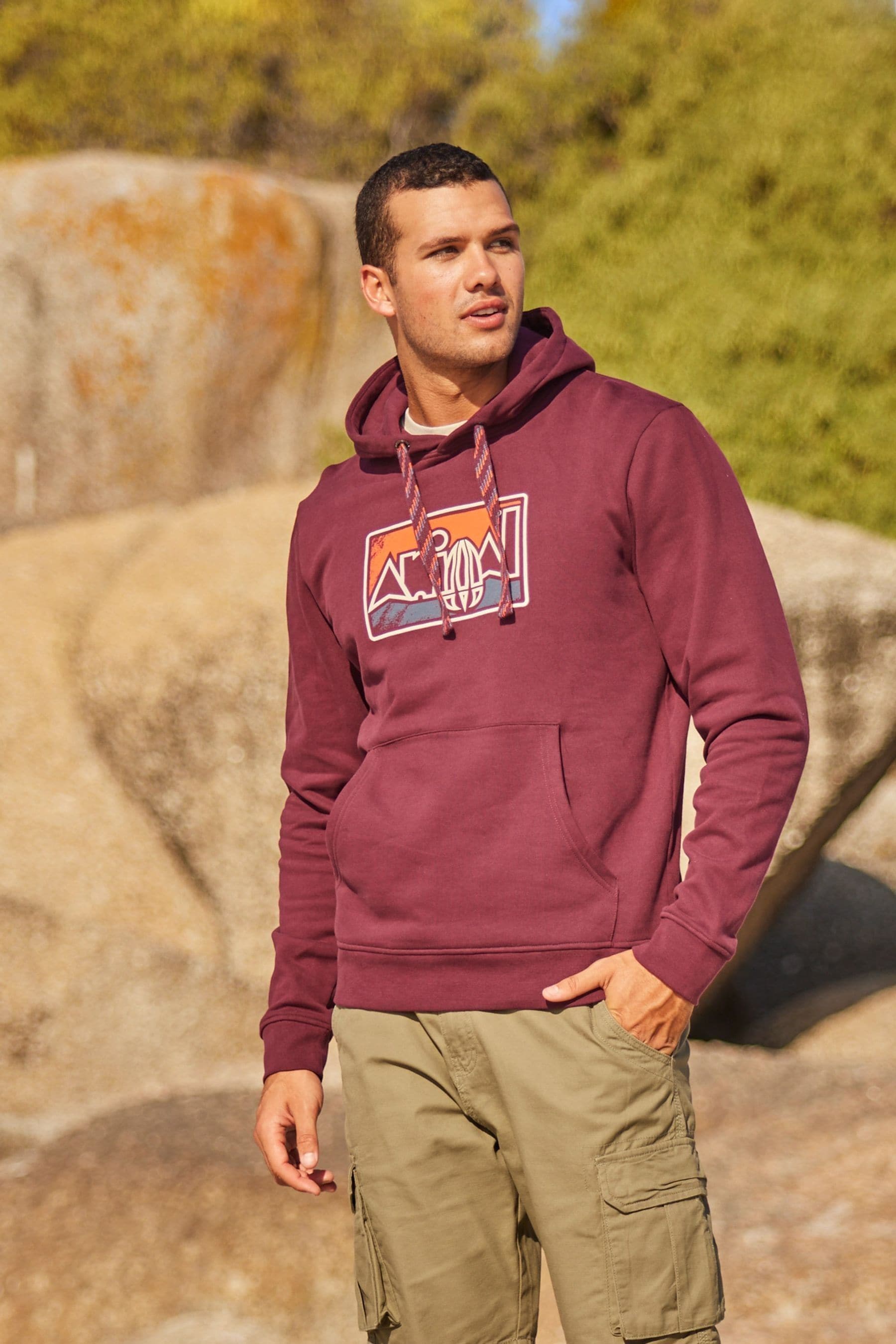 Red animal hoodie hotsell