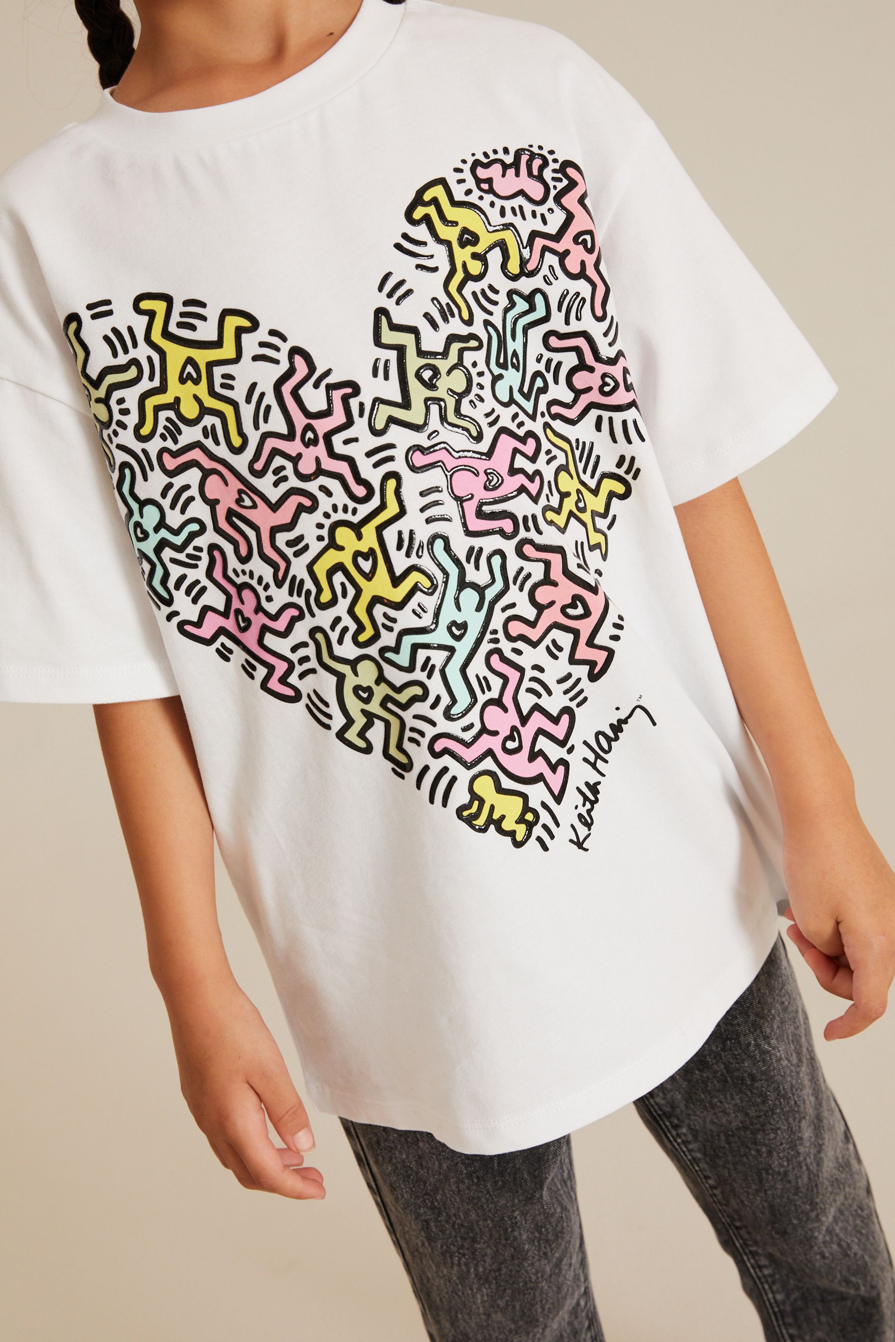 Buy Keith Haring White Artist License T Shirt 3 16yrs from Next Ireland