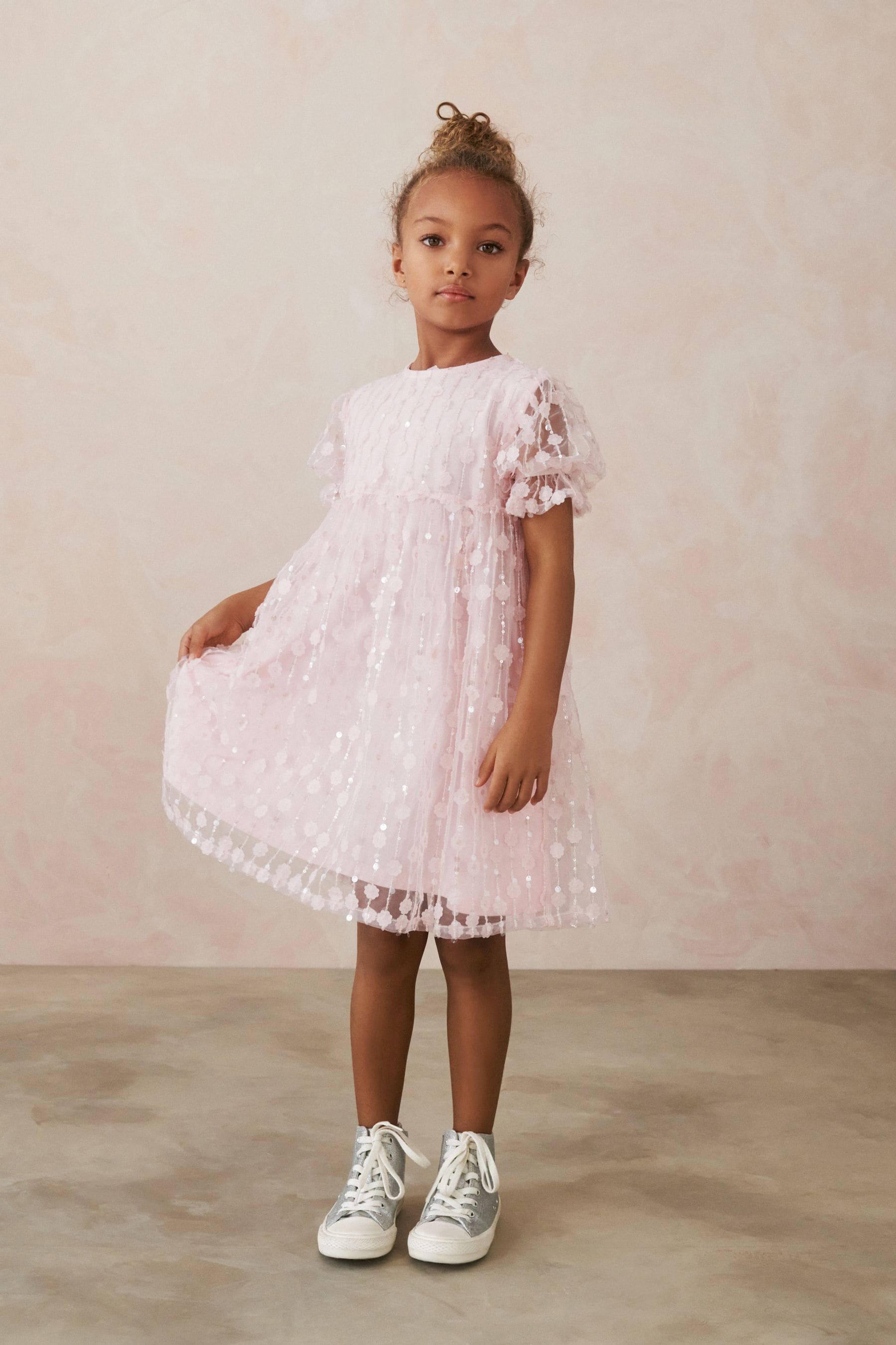 Next sequin dress girl hotsell