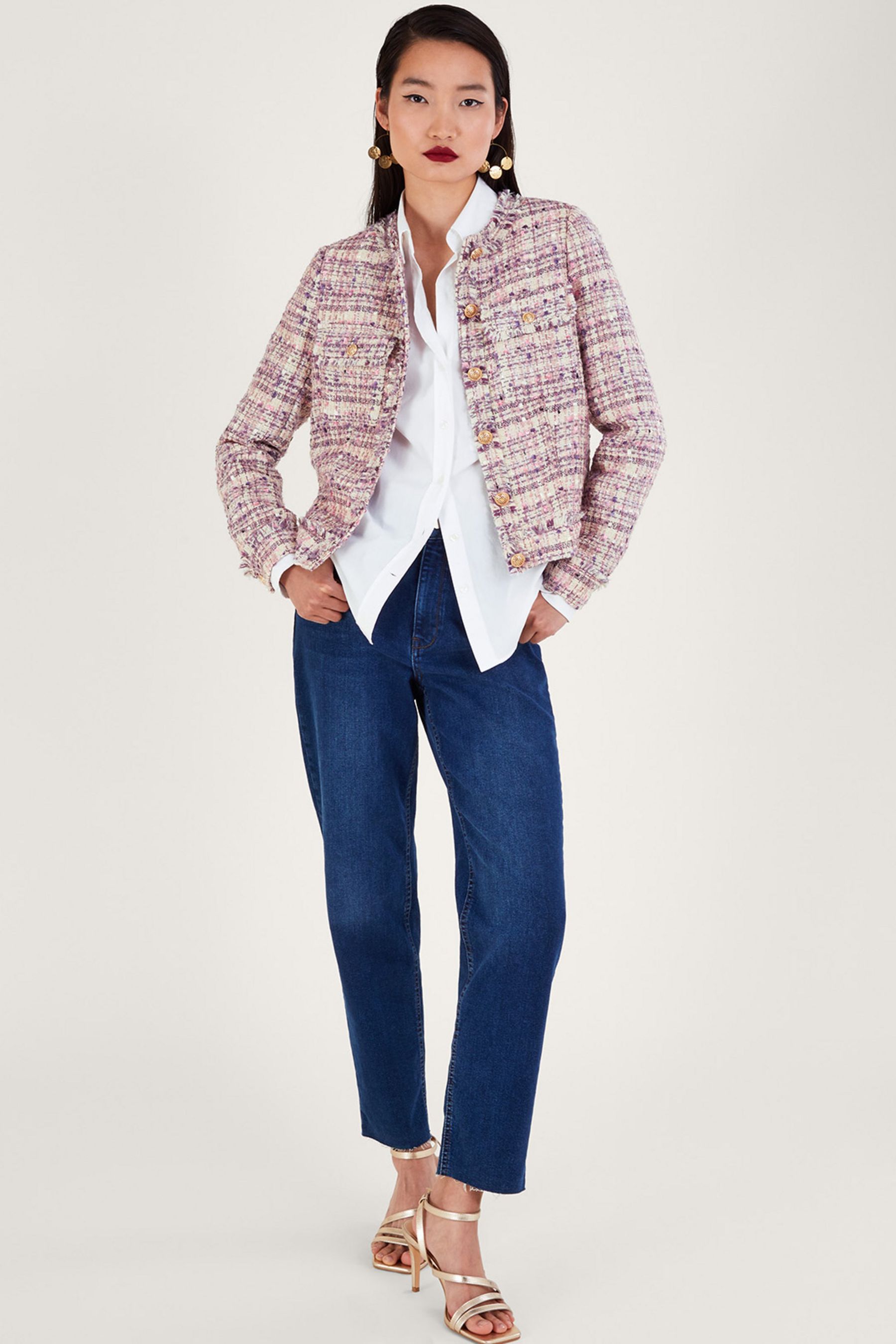 Monsoon tweed jacket hotsell