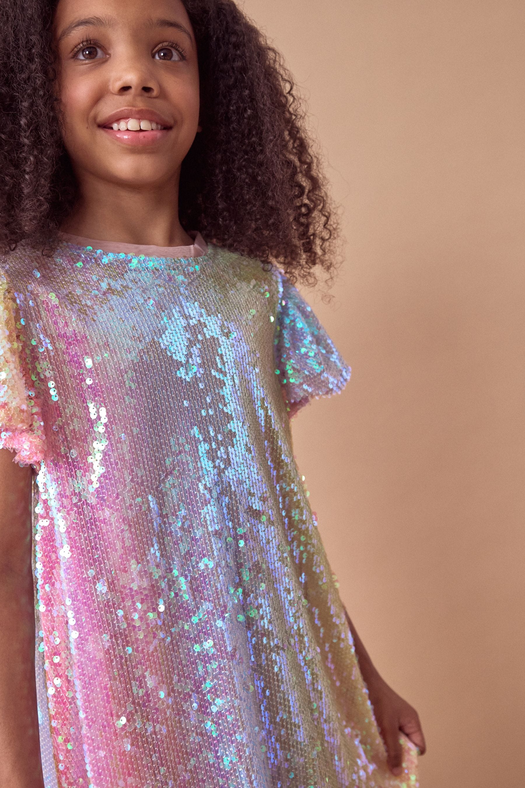 Girls glitter party dress shop