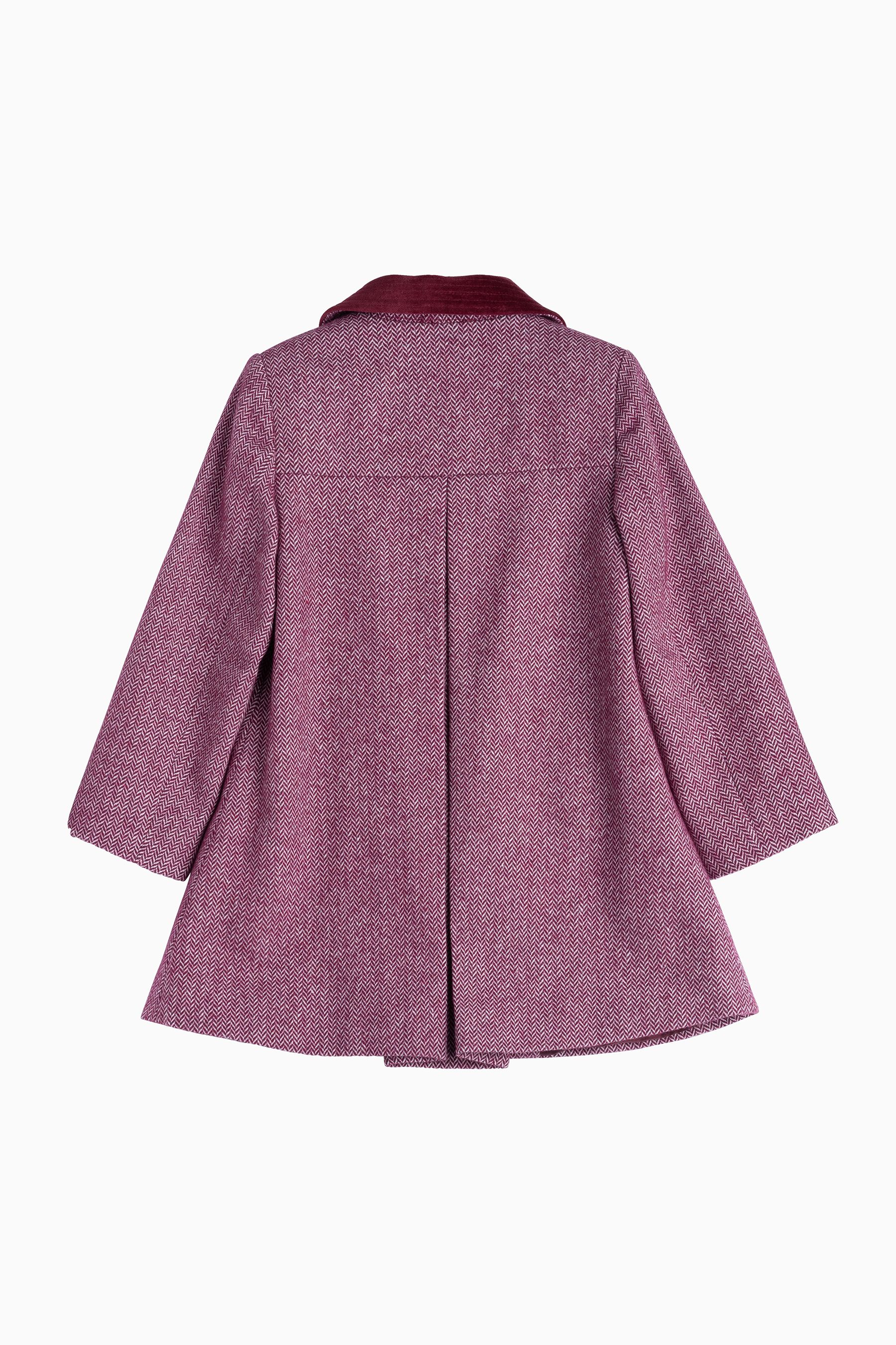 Buy Trotters London Pink Herringbone Matilda Swing Coat from Next Canada