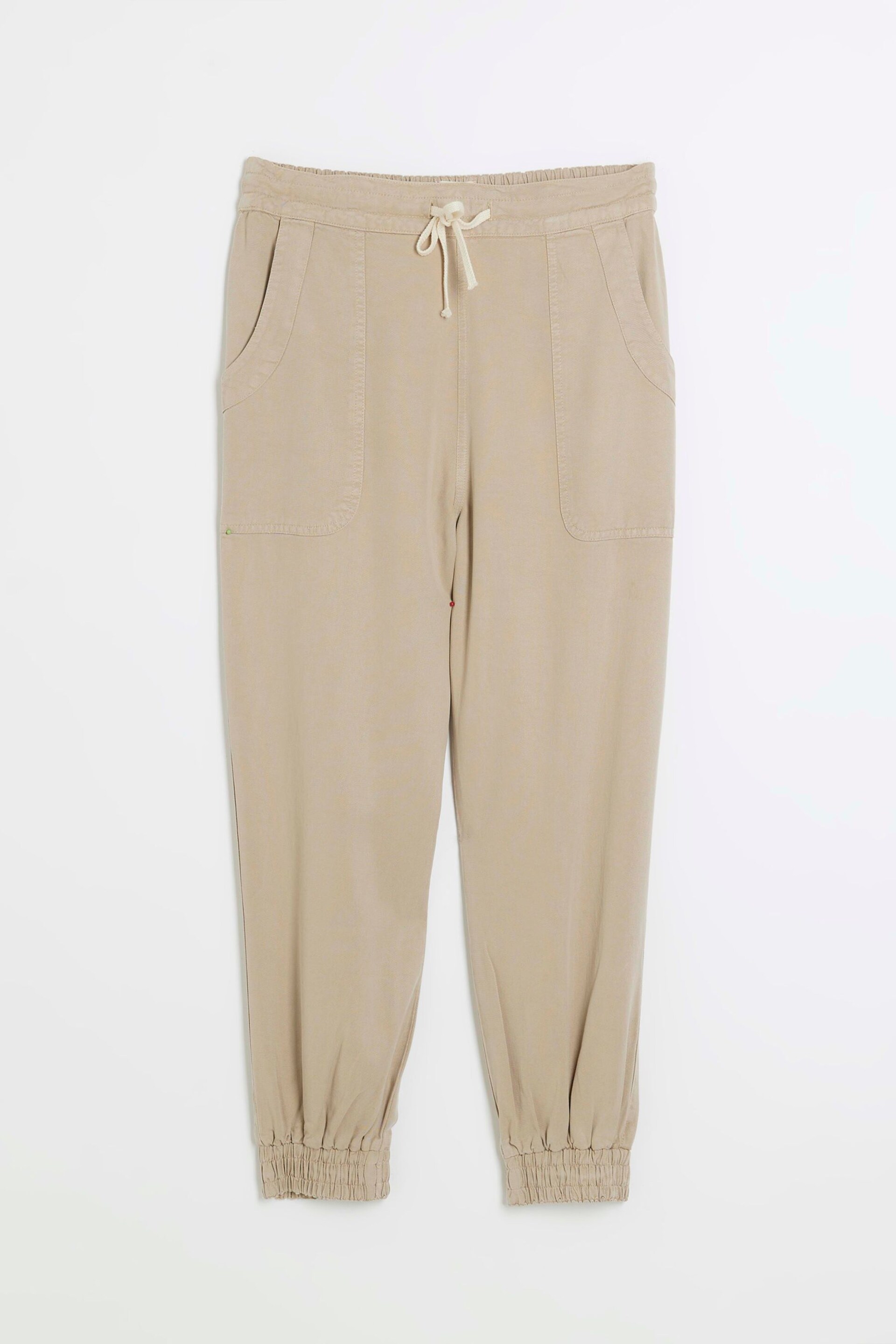 River Island Brown Petite Cuffed Easy Joggers - Image 5 of 6