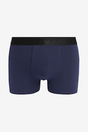 River Island Blue Multipack of 4 RI Trunks - Image 3 of 6