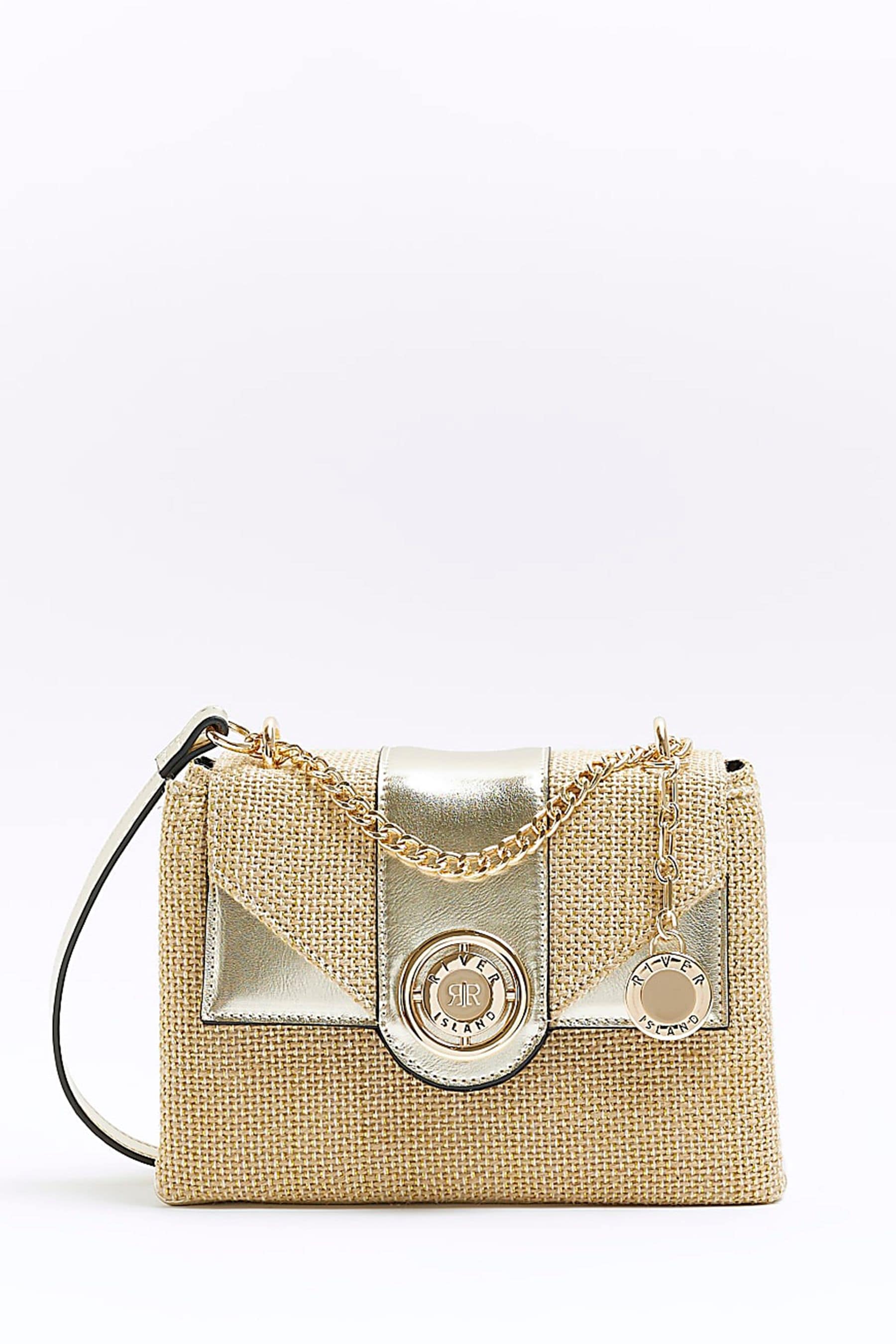 Rose gold river island bag discount
