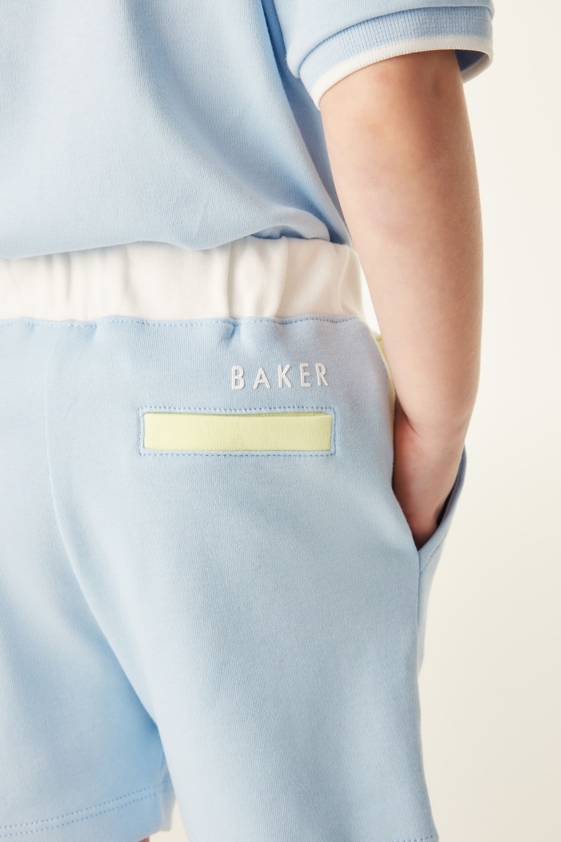 Baker by Ted Baker Colourblock Polo Shirt and Short Set - Image 7 of 12