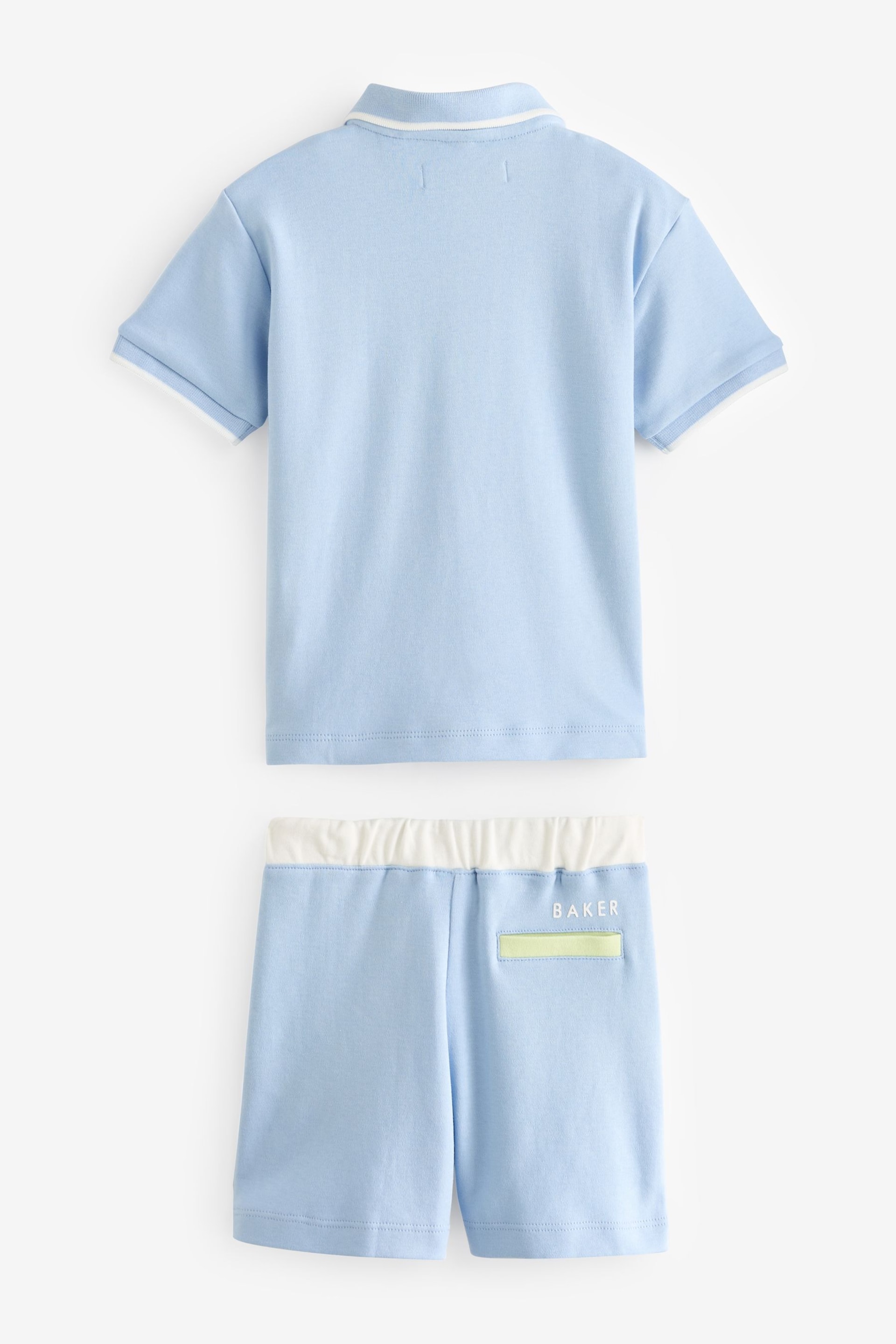 Baker by Ted Baker Colourblock Polo Shirt and Short Set - Image 9 of 12