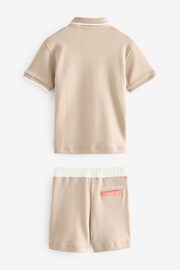 Baker by Ted Baker Colourblock Polo Shirt and Short Set - Image 9 of 11