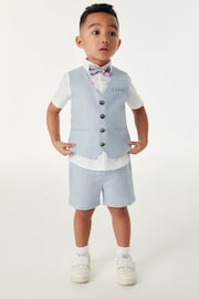 Baker by Ted Baker Shirt Waistcoat and Short Set - Image 1 of 13