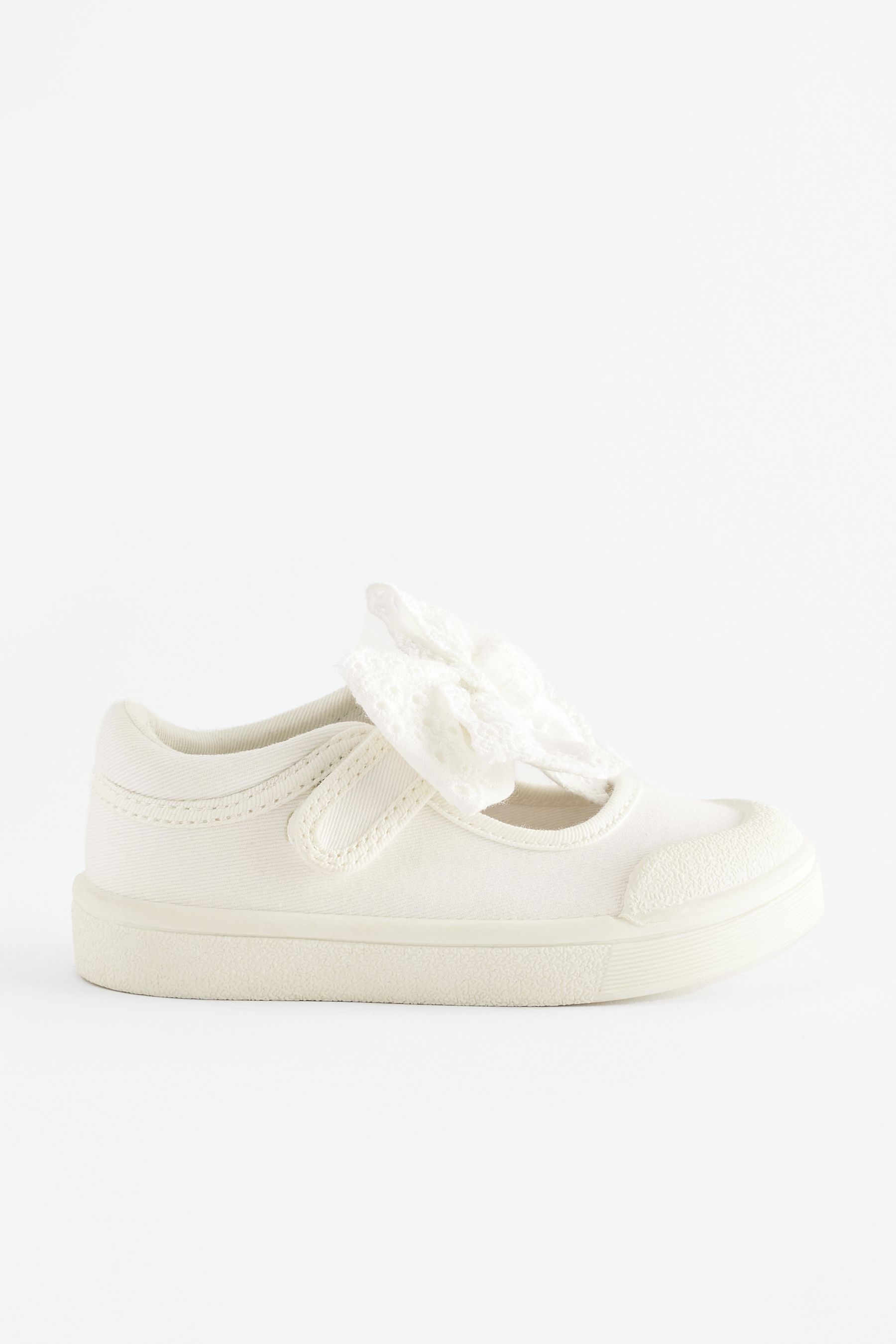Buy White Standard Fit F Machine Washable Mary Jane Shoes from Next United Arab Emirates