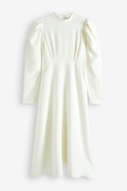 Closet London Cream Puff Sleeve Dress - Image 1 of 1