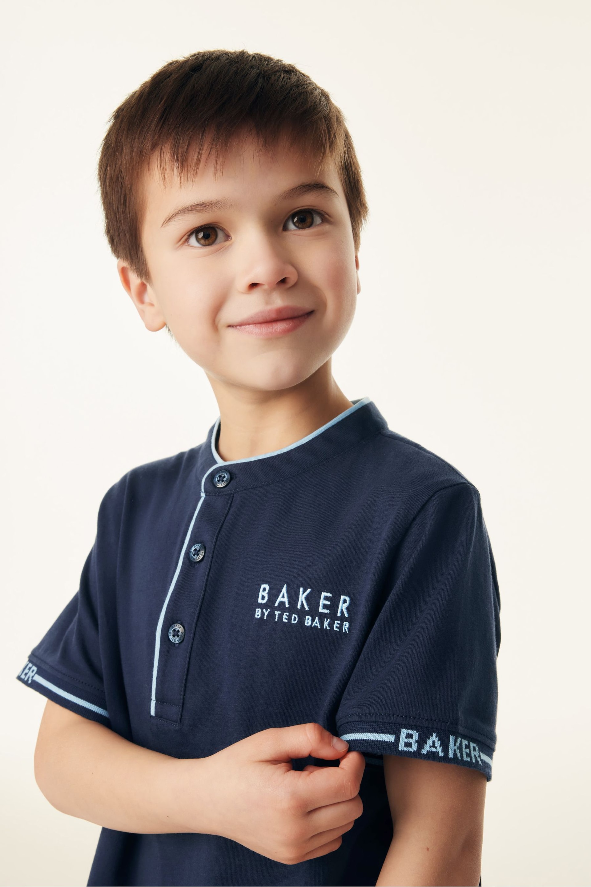 Baker by Ted Baker Henley T-Shirt - Image 4 of 12