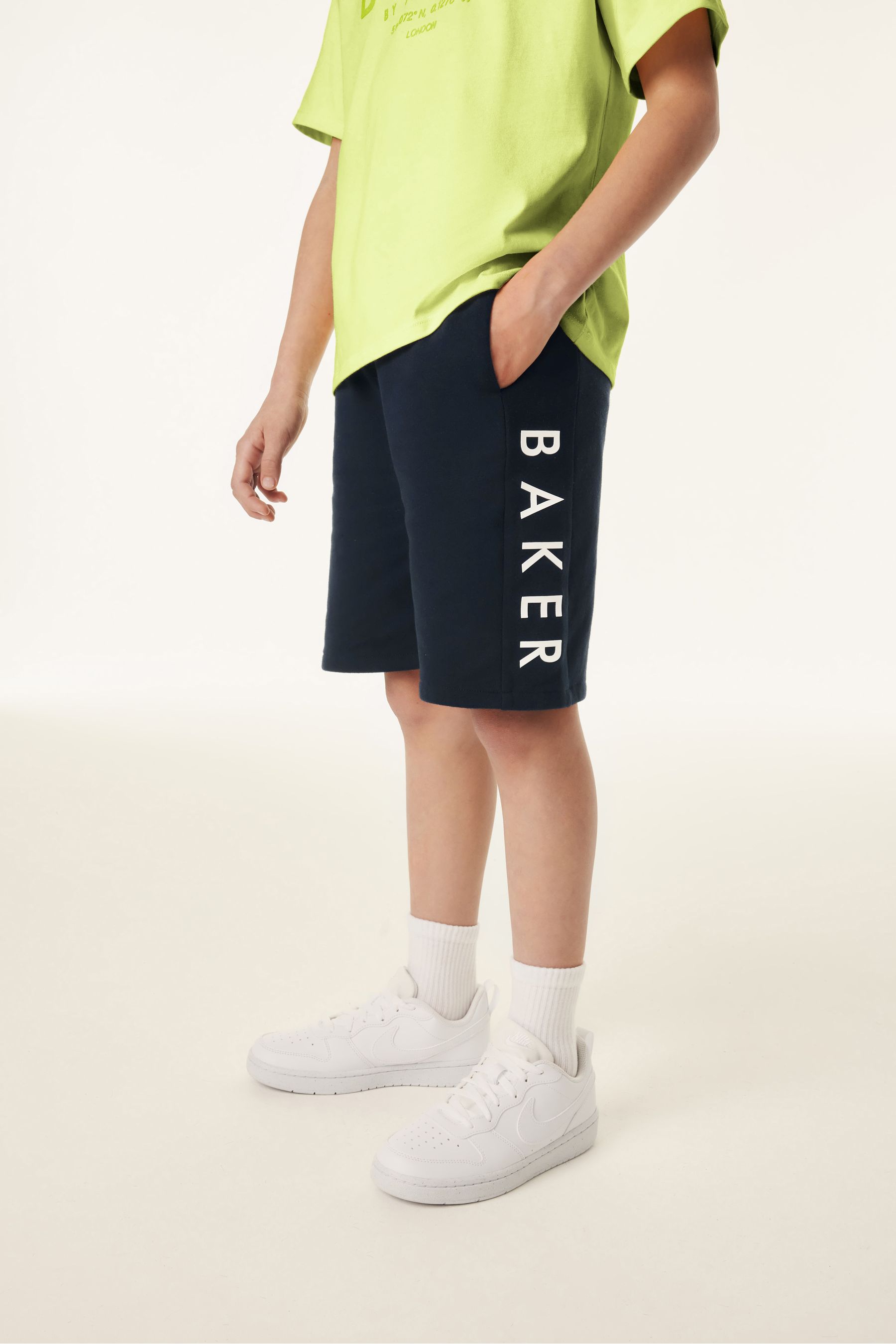 Buy Baker by Ted Baker Navy Sweat Shorts from Next Luxembourg