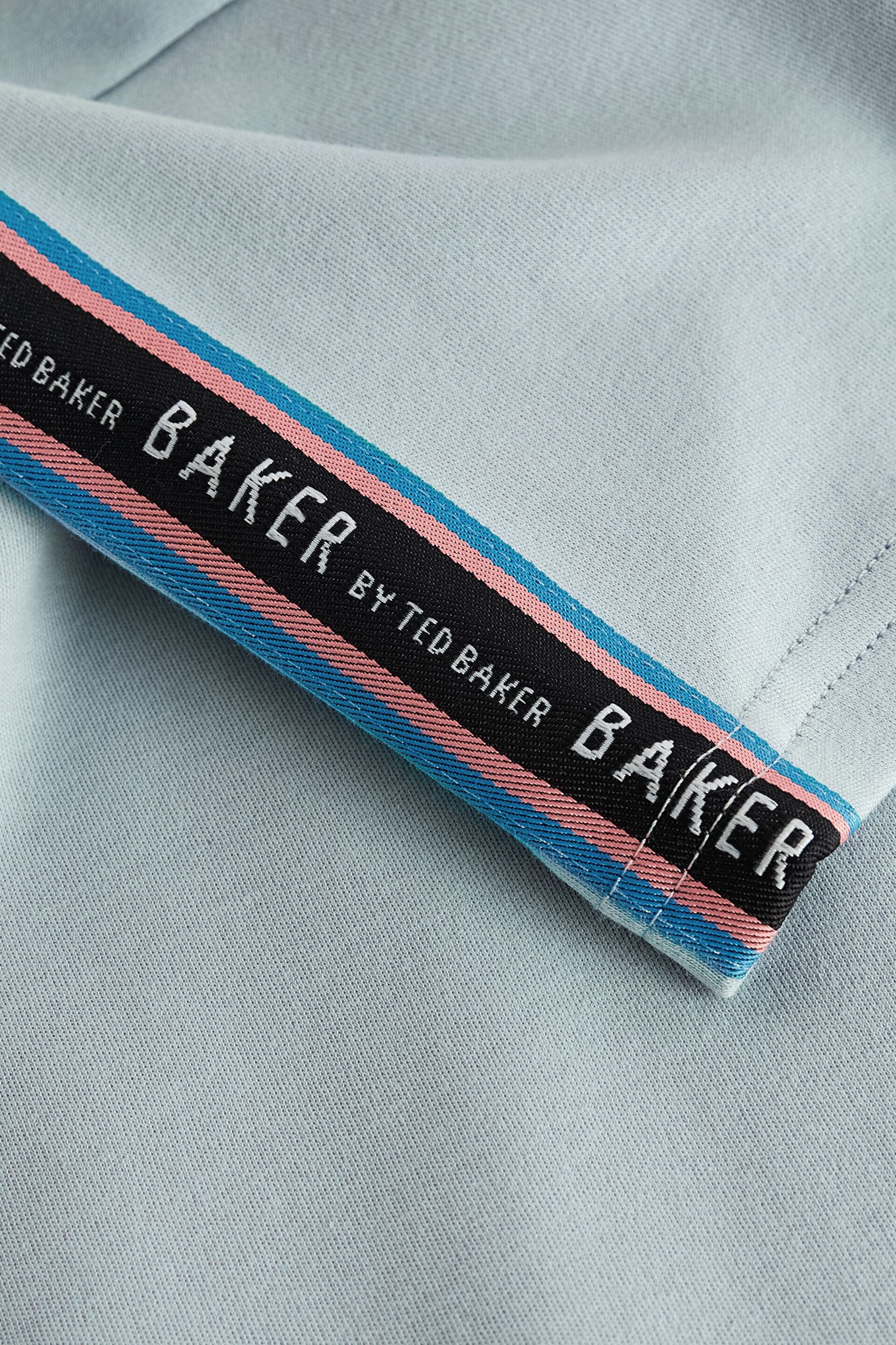 Baker by Ted Baker Blue Tape Detail T-Shirt - Image 12 of 12