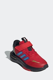 adidas Red Kids Marvel's Iron Man Racer Shoes - Image 3 of 9