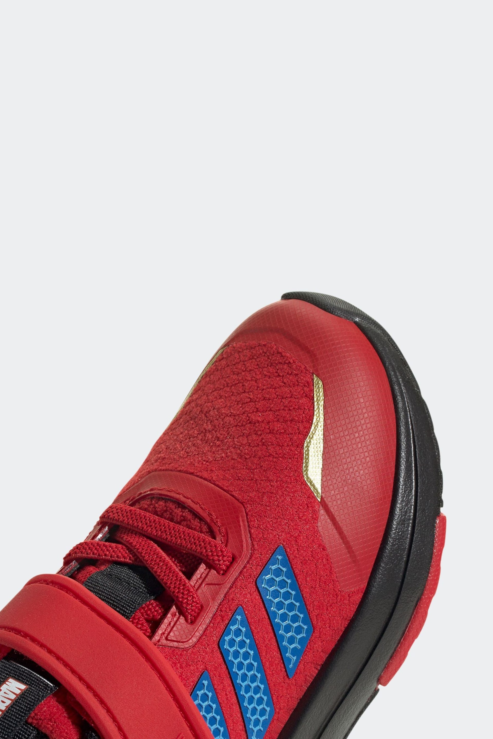 adidas Red Kids Marvel's Iron Man Racer Shoes - Image 8 of 9